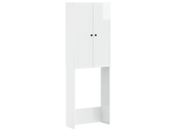 Vidaxl Armário De Banheiro Ede Branco Brilhante 66 X 25,5 X 190 Cm
