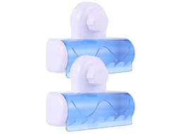 Rack de Armazenamento de Plástico para Segurar Escova de Dentes ALLINLESS