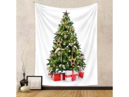 Tapestry De Árvore De Natal Verde Parede Decorativa Decoração Casa A