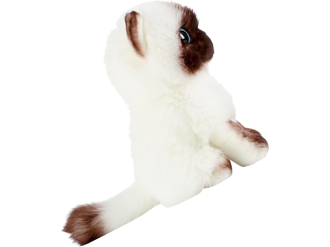Boneca De Pelúcia De Gato Siamês Macia E Confortável Em Algodão Pp, Decorativa E Adequada Para Meninos