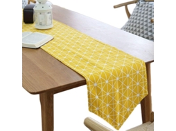 Mantel De Algodón Lino, Amarelo, 30x200 Cm, Simples, Decoração De Cozinha E Lar, Interior E Exterior