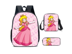 Conjunto De Três Peças De Mochila De Estudante  Mario34*