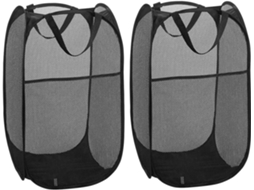Cesto de Roupa Suja Cesto de Roupa Dobrável em Tela BRILVIBERA