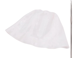 Tucano de silicone prático e reutilizável para coloração de cabelo com agulha confortável.