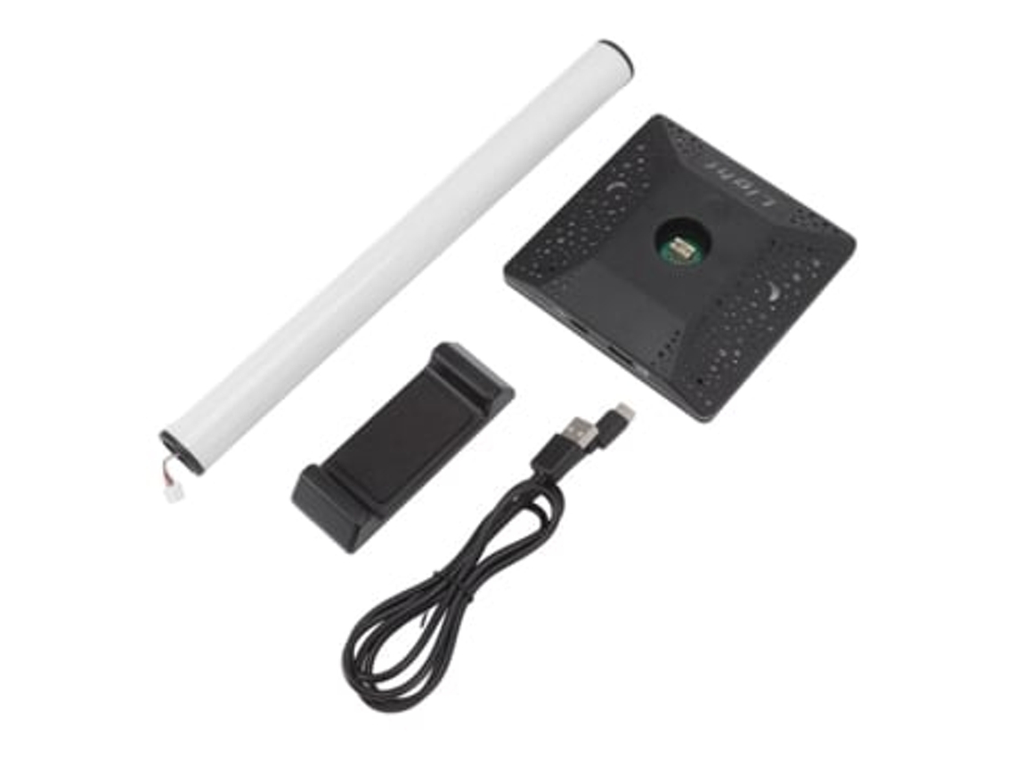 Suporte para fone de ouvido gamer Klb Aquaforge RGB Type C com LED e USB OEM