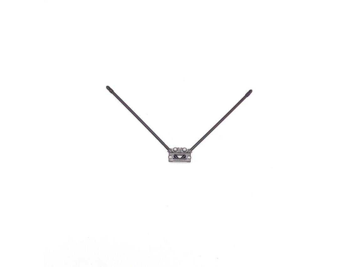 Suporte de Montagem da Antena do Receptor Rc Preto com Tubo para Drone Qav Fpv Racer MDUG