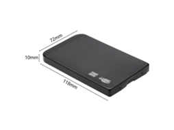 Caixa De Disco Rígido Externo 2.5in Usb3.0 Sata 3tb 5gbps Azul, Preto, Prata Luz Dourada