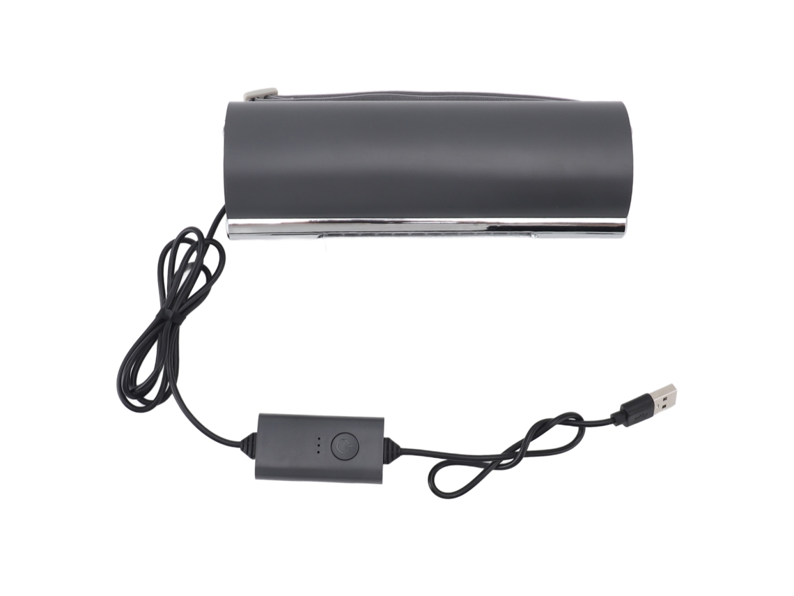 Ventilador Carro 3 Velocidades Silencioso Suv Rv Cinza