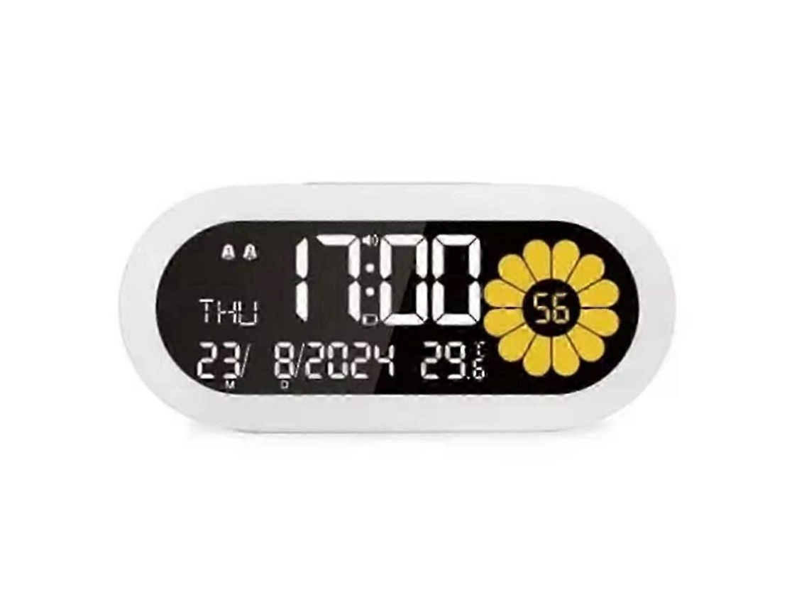 New Visual Timer Multi-function Digital Alarm Clock Lcd Screen Dual Alarm 12/24 Hour Format Alarm Clock For Kids