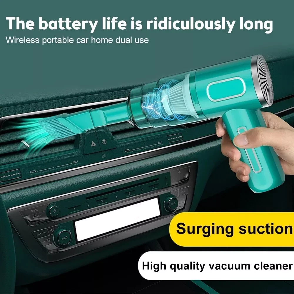 Aspirador de Pó Portátil Sem Fio Mini Carro Portátil Auto Casa Sem Fio SUNNY SPACES