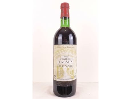Vinho Tinto CHÂTEAU LASSUS 1978 (75 cl - 1 unidade)