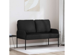 Vidaxl Sofás Com Almofada 110cm Preto Contraplacado