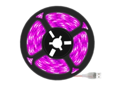 Fita De Led Para Plantas, Lâmpada Para Crescimento De Plantas De Espectro Completo, Usb À Prova Dágua Slowmoose (3 M)