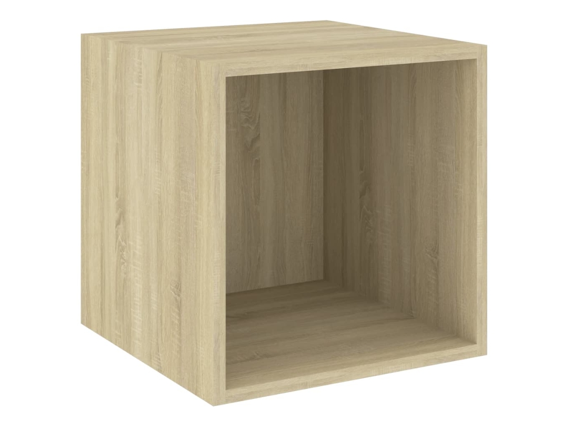 Wall Cabinet, Wall Cabinets Vidaxl Marrom Madeira Processada (n/a)
