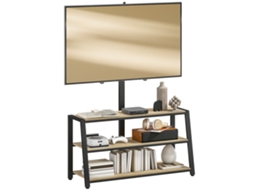 Suporte de TV para TVs até 70 polegadas com armários de 3 portas 150x35x32 cm Marrom S/MARCA