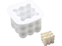 Molde De Vela De Silicone Exclusivo, Silicone Premium Profissional Para Designs De Cubo Mágico Distintos, Construção Flexível, Design Antiaderente, Am