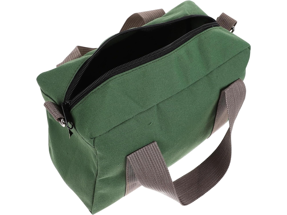 Bolsa De Ferramentas Lona Verde 30cm 12 Polegadas