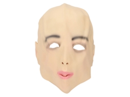 Máscara Facial Feminina De Látex Com Cobertura Realista