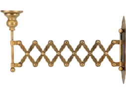 Castiçal Cônico Extensível, Suporte De Parede Para Velas, Ajustável, Estilo Vintage, Em Ferro Com Ac Gokoco