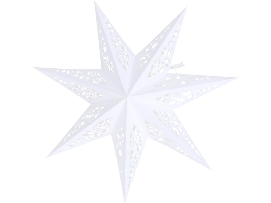 Abajur De Papel Em Formato De Estrela, Manta Iluminada Para Festas, Estrelas De Natal