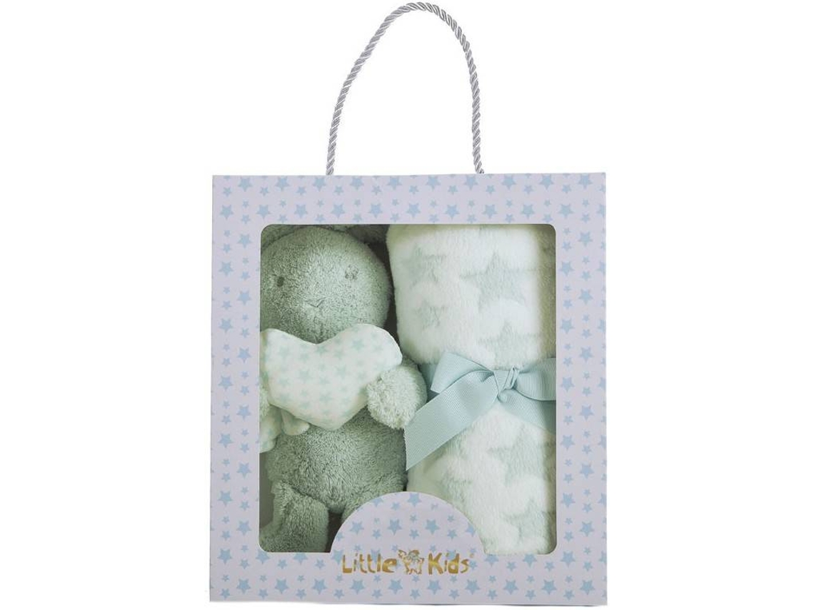 Kit DISFRAZZES de Coelho e Manta (100 x 75 cm - Verde)