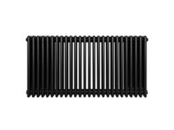 Radiador Horizontal 4 Colunas 600x1190 Mm - Preto, Aço Carbono 1.5 Mm, 1512 W, Alta Eficiência, Fácil Instalação,