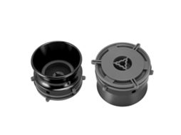 2pcs adaptador concentrador NAB 1/4 10 polegadas liga de alumínio para Studer Revox Akai Teac