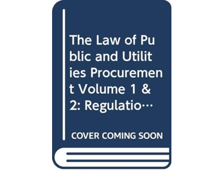 Livro Law of Public and Utilities Procurement de Professor Sue Arrowsmith (Inglês - Capa Dura)