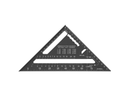 Régua Triangular De Alumínio 7 Polegadas 45/90 Graus Para Carpintaria Ferramenta De Medição Madeira