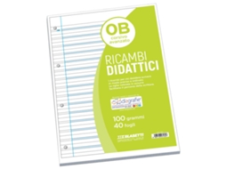 Caderno e bloco Blasetti 7432 A4 40 folhas Verde, Azul claro, Branco