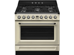 Fogão SMEG Victoria TR90GMP (129L - Elétrico e Gás Natural - Creme)