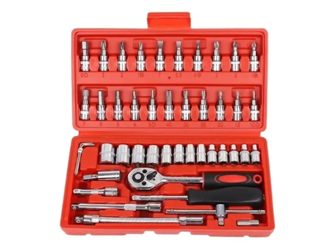 Kit de Chave de Catraca 46pcs S/MARCA