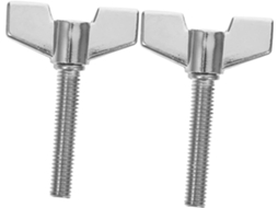 Conjunto De 2 Parafusos Metal Para Bateria, Porcas De Aço, Fácil Instalação E Precisão Para Acessórios De Percussão