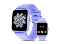 Smartwatch Qs13 Atender/fazer Chamadas Mulheres Com Função Spo2 Rastreador Fitness Para Android Ios Roxo Bestvite