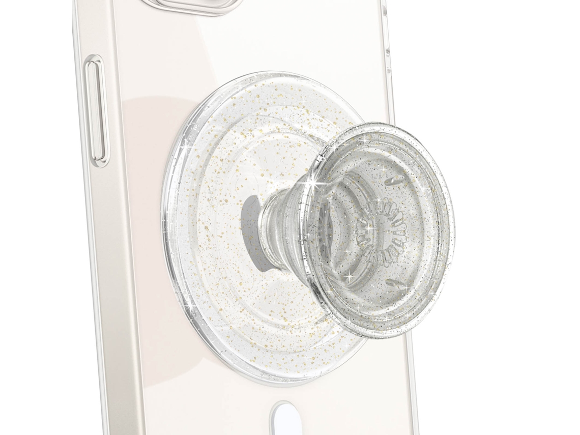 Plugues Magsafe Brilho POPSOCKETS Transparente