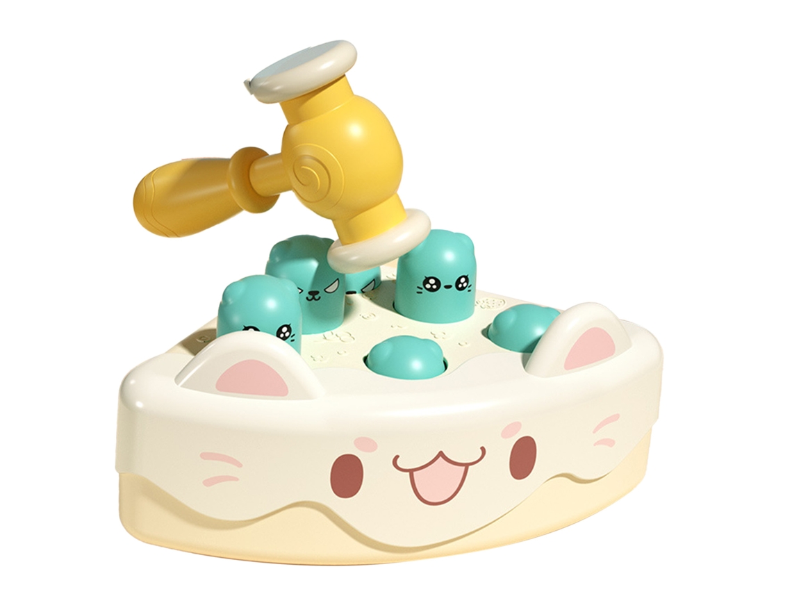 Ats brinquedo Interatsivo de Batser para Crianças Forma de Pastel Martelo Macio Educatsivo para Bebês de 1 a 2 Anos Tipo 3