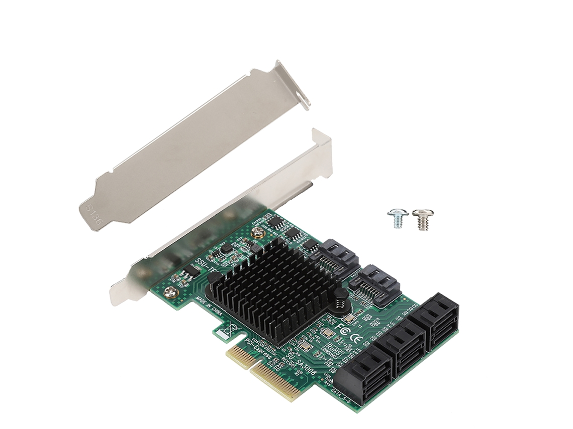 Adaptador Pci e Sata3.0 8 Portas LAXISCREED
