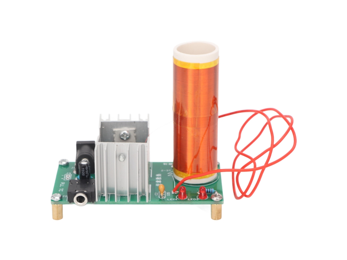 Kit de Bobina Elétrica Diy para Experimentos Científicos com Plasma e Transmissão Sem Fio | S/MARCA
