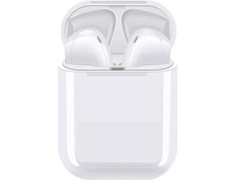 Auriculares Bluetooth True Wireless INTERSTELLAR inpods12 (In Ear - Microfone - Branco)