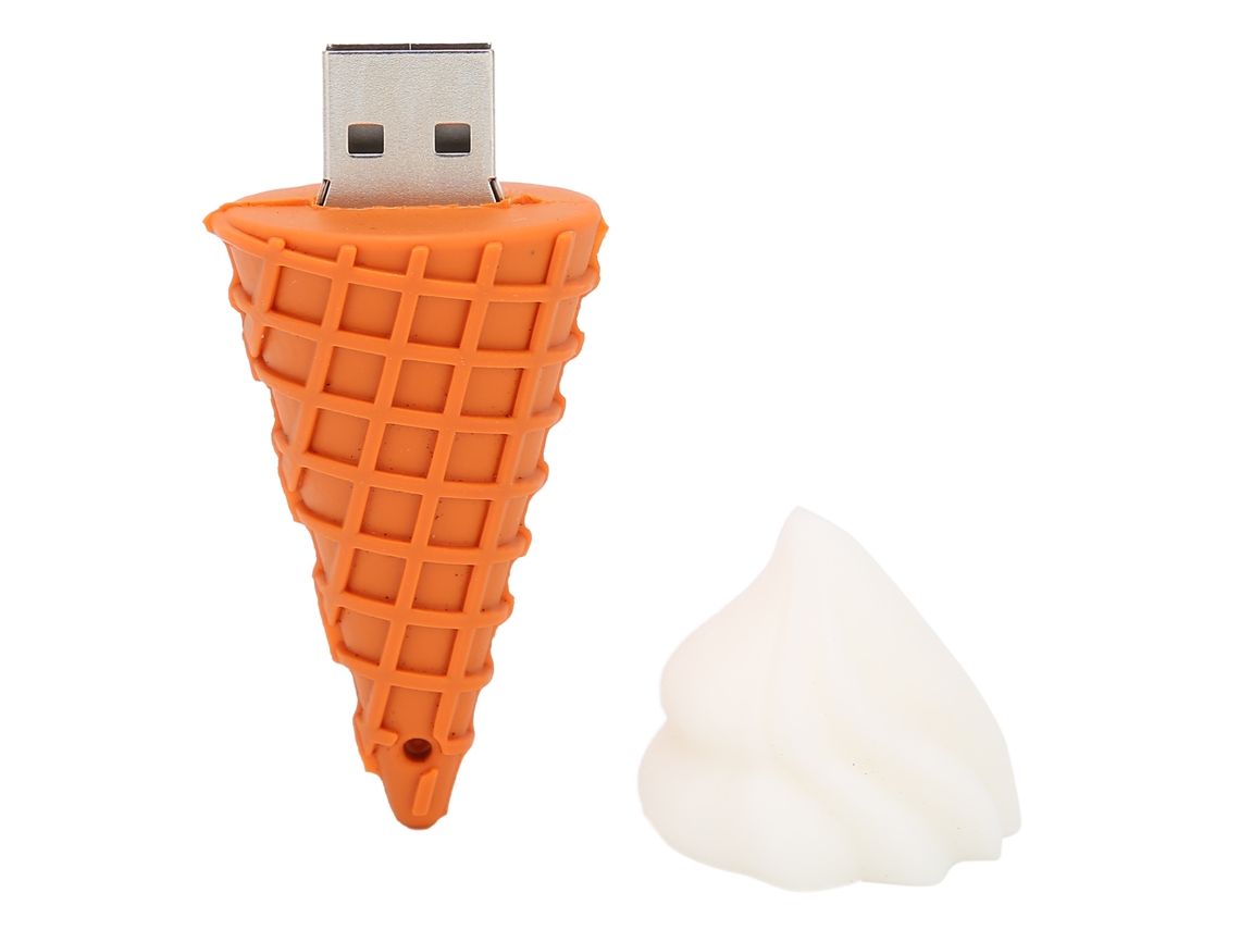 Lindo pen drive USB 2.0 portátil de 128 GB para presentear outros