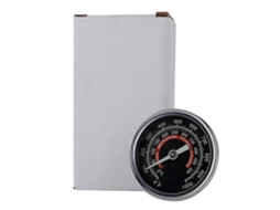 Termômetro Bimetálico Para Grelhar E Carnes, Próprio Para Forno, Com Mostrador Redondo De Metal, 5,8 X 9,2 Cm, 1 Unidade.