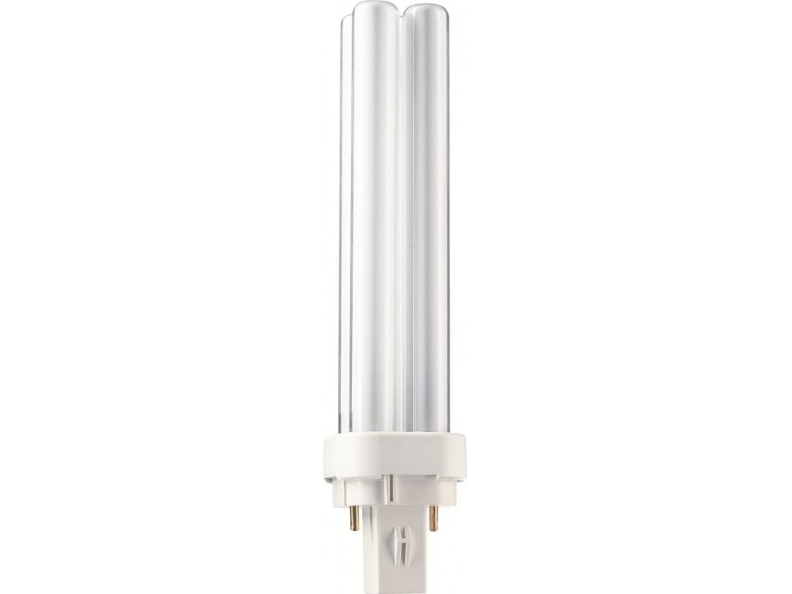 Lâmpada.Pl-C 18W/827 G24D2 2700K PHILIPS