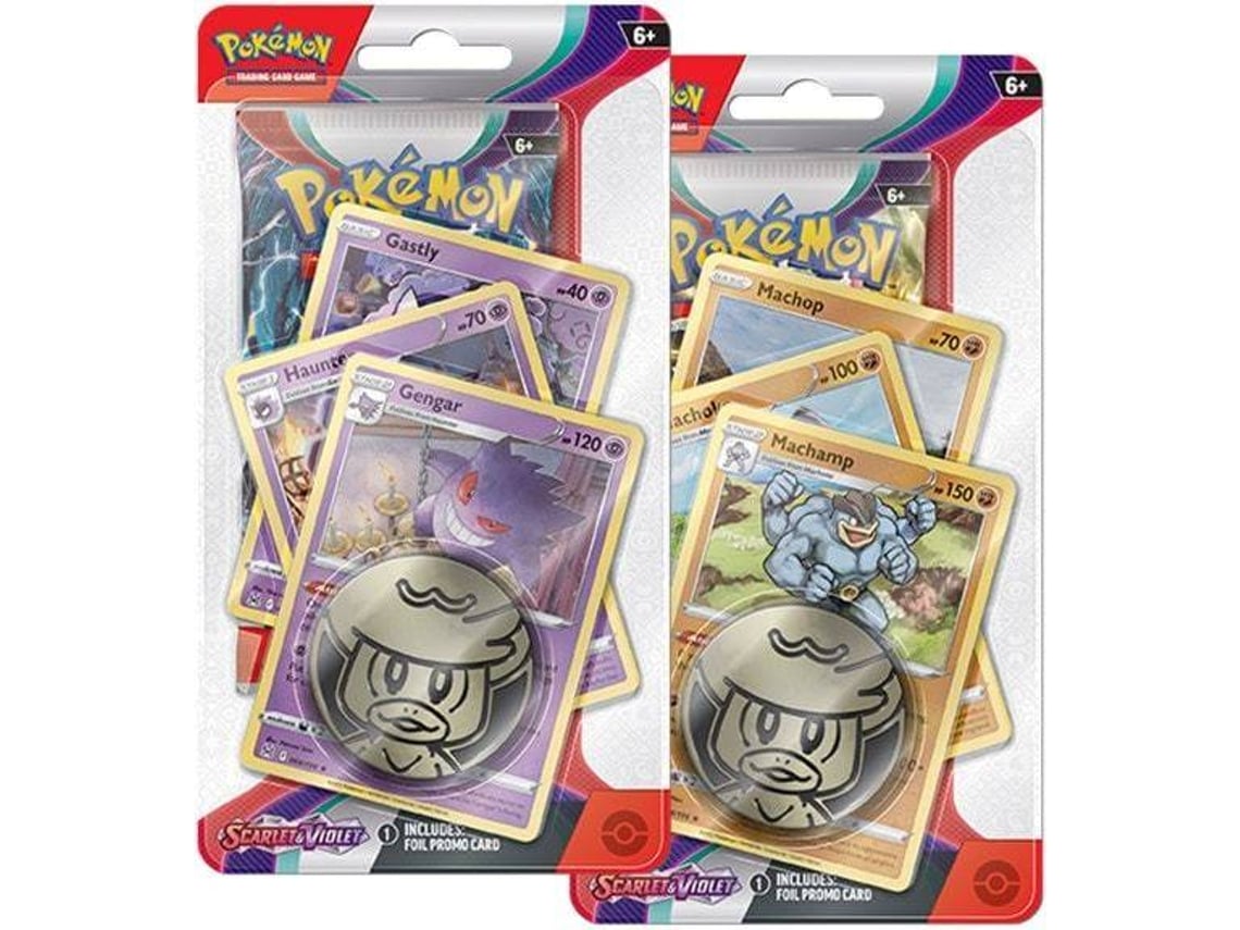 Jogo de Cartas POKEMON Scarlet & Violet Premium Checklane (Idade Mínima  Recomendada: 6 anos - Envio Aleatório)