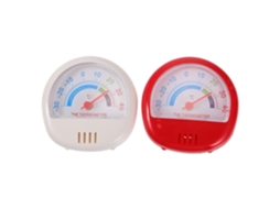 Lurelia Termómetro Para Frigorífico, 2 Unidades, Para Frigorífico E Congelador, Visor Fácil Leitura, Material Plástico