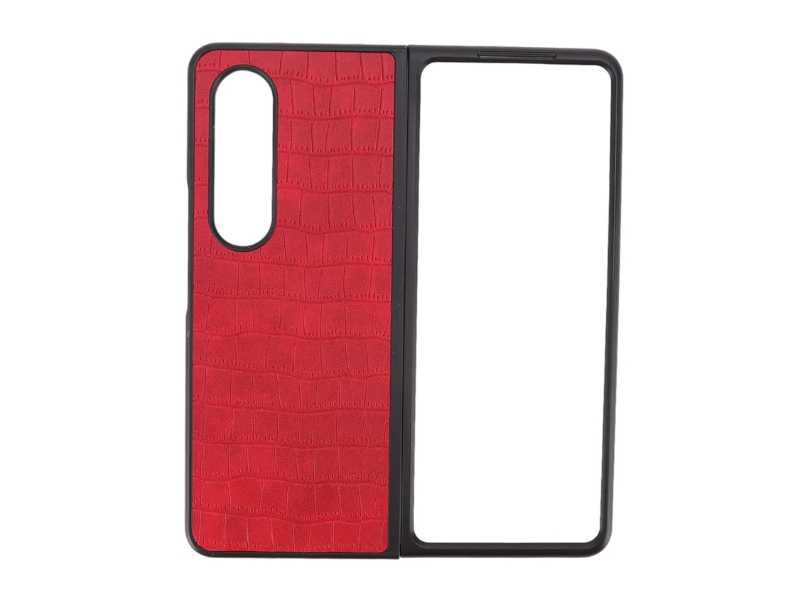 Capa de Couro com Padrão de Crocodilo para Samsung Galaxy Z Fold 3 EOOCOO