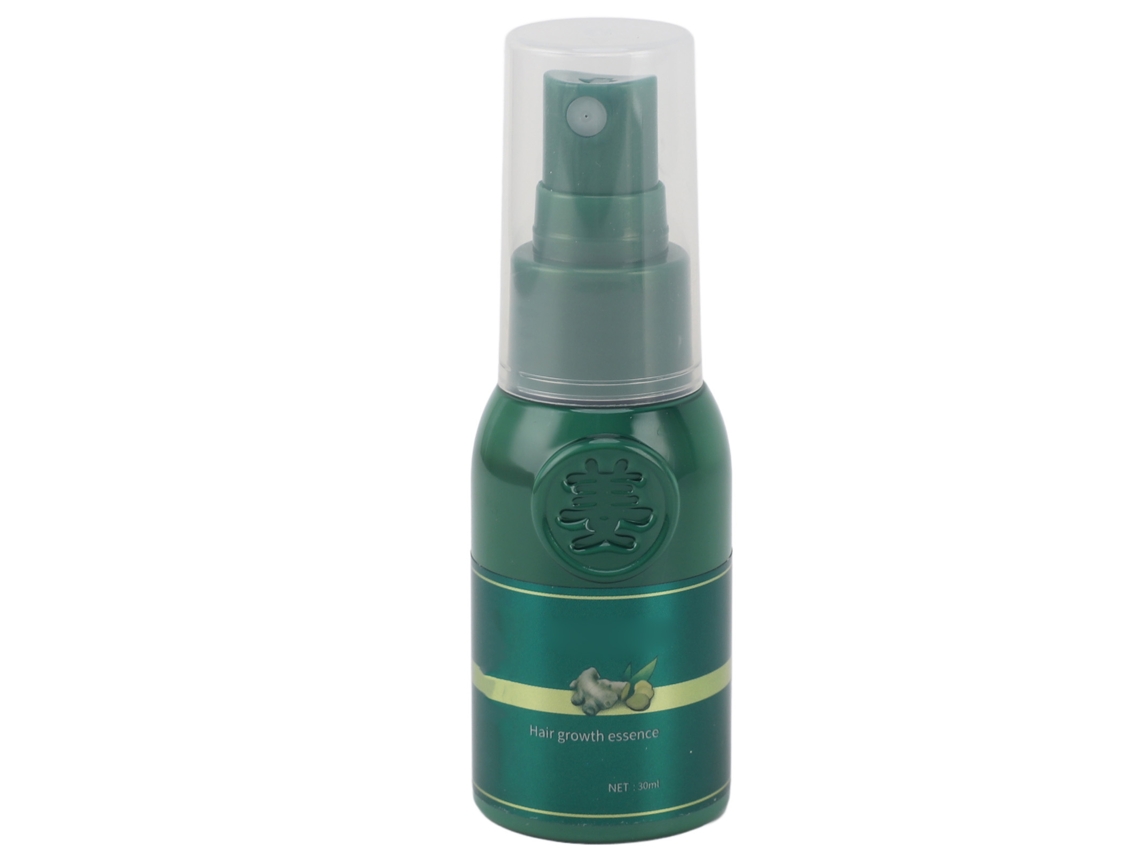 Spray de Gengibre para Crescimento Capilar 30ml: Nutre e Repara Pontas Duplas, Promove o Crescimento do Cabelo