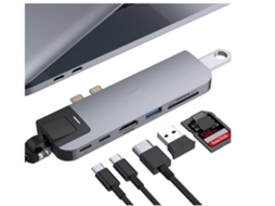 Adaptador de Hub Usb C Hdmi1218-Y13 Preto
