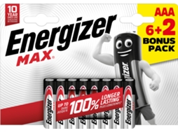 ENERGIZER Pilha Alcalina Max Lr03 Aaa Blister com 62 Unidades.
