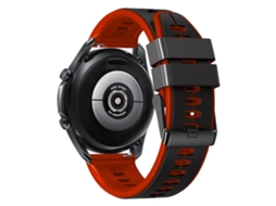 Bracelete Silicone Duas Cores 22Mm para Huawei Watch Buds/Gt 3 Se/Gt 3 Pro 46Mm Preto/Vermelho