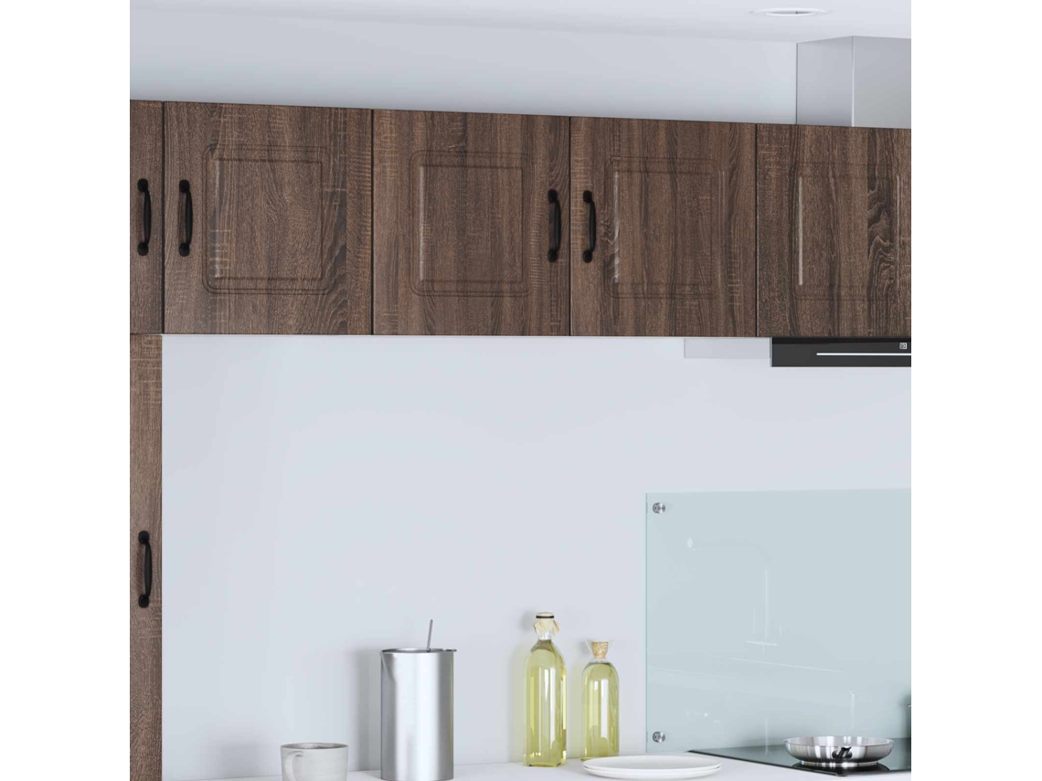 Vidaxl Painel De Lava-louça Kalmar Carvalho Marrom 80 X 31 X 40 Cm